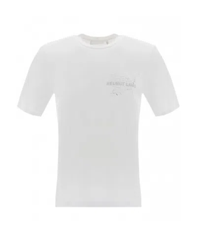 Helmut Lang Printed T-shirt In White