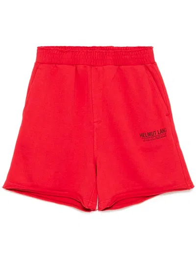 Helmut Lang Pstcard Shorts In Red