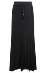 Helmut Lang Stretch-jersey Maxi Skirt In Black