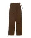 Helmut Lang Pull-on Wide-leg Cargo Pants In Brown