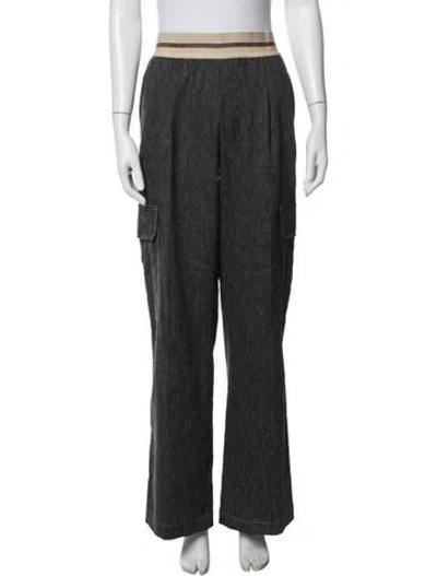 Pre-owned Helmut Lang Pull-on Cargo Pant Wide Leg Pants In Grey