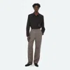 Helmut Lang Pull-on Trouser In Beige Melange