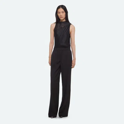 Helmut Lang Pull-on Wool Trousers In Multi