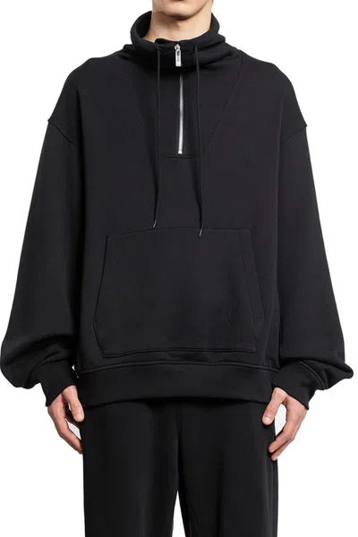Helmut Lang Zip-up Sweatshirt In Black