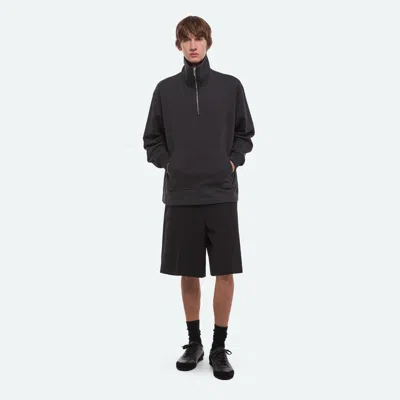 Helmut Lang Quarter-zip Sweatshirt In Black