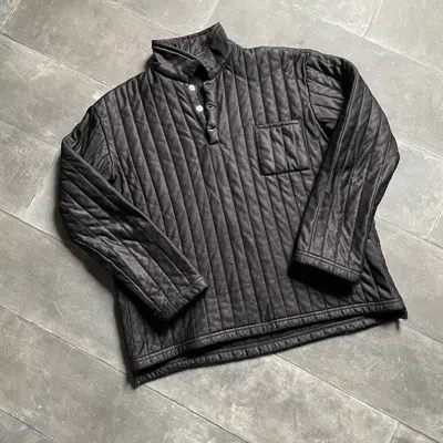 Pre-owned Helmut Lang Quilted Top/sweatshirt In Black