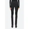 Helmut Lang Black Racer Leather Leggings In Black
