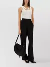 Helmut Lang Racer Sleeveless Strappy Slim Fit Top