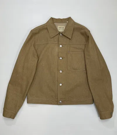 Pre-owned Helmut Lang Raw Denim Jacket Sand