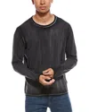 Helmut Lang Crew Neck Long Sleeve Top In Black