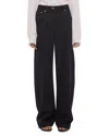 Helmut Lang Relaxed Bootcut Gab Pants In Black