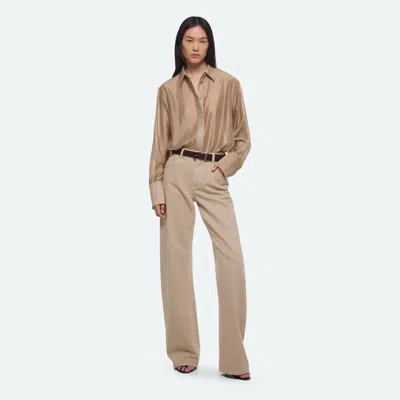 Helmut Lang Relaxed Bootcut Jeans In Pink