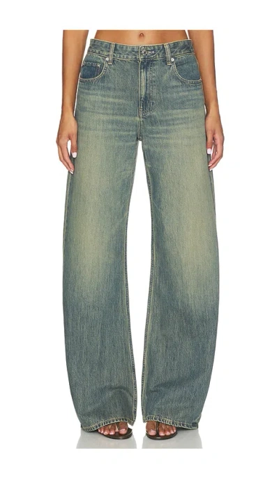 Helmut Lang Relaxed Bootcut Leg In Blue