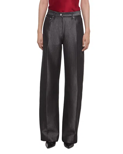 Helmut Lang Relaxed Bootcut Pants In Black