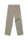 Helmut Lang Relaxed Cargo Trousers In Gray