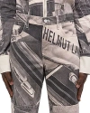 HELMUT LANG RELAXED FIT CARPENTER JEANS IN BLACK MULTI