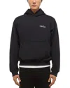 Helmut Lang Relaxed Fit Graphic Logo Hoodie In Black
