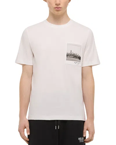 Helmut Lang T-shirt Postcard Skyline In White