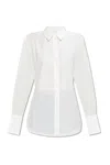 Helmut Lang Relaxed Lace Shirt In White
