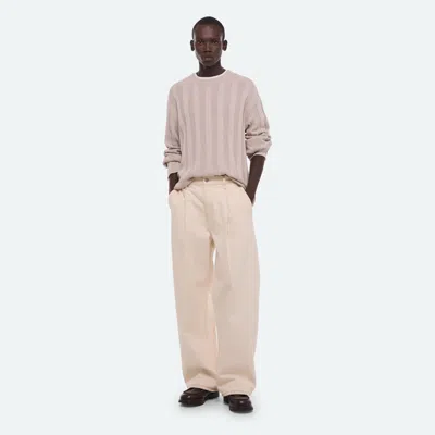 Helmut Lang Relaxed Pleated Jeans In Neutral