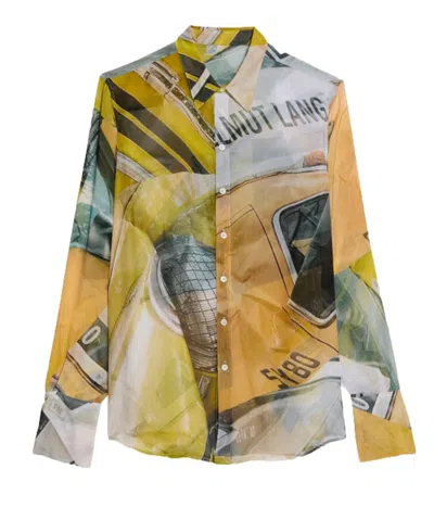 Helmut Lang Relaxed Printed Shirt In Multi
