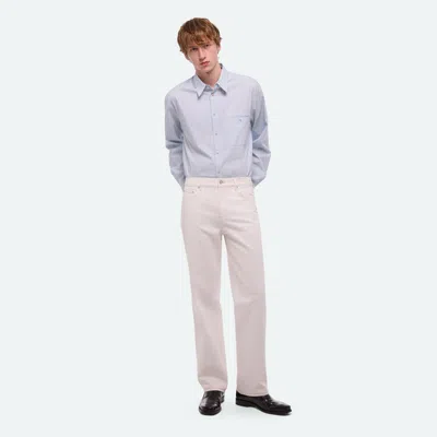 Helmut Lang Wardrobe Jean In Matte White In Pink