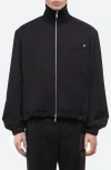 Helmut Lang Men's Wool Full-zip Bomber Jacket In Black