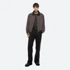 Helmut Lang Relaxed Wool Bomber In Light Brown Melange