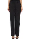 Helmut Lang Relaxed Wool Pants In Black