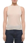 Helmut Lang Reversible Sheer Cotton Tank Top