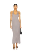 Helmut Lang Twist-back Ribbed Tank Dress