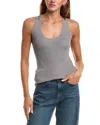 Helmut Lang Rib Twist Tank In Gray