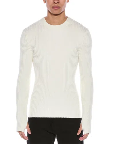 HELMUT LANG RIBBED CREWNECK SWEATER