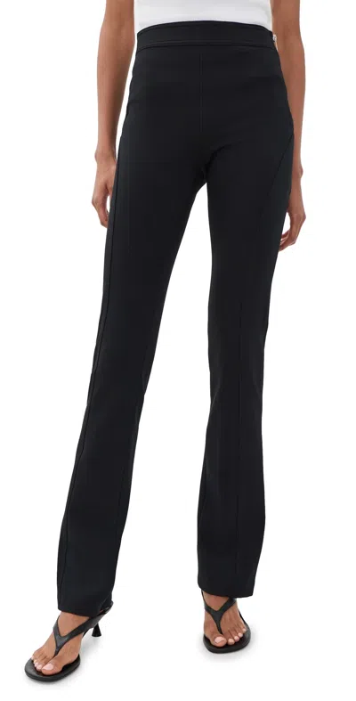 Helmut Lang Rider Double Stretch Ponte Leggings Black