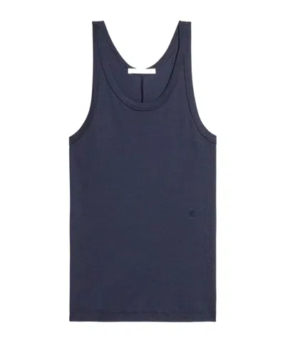 Helmut Lang Round Collar Vest In Black