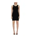 Helmut Lang Mini Dress In Black