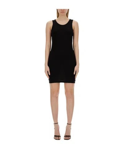 HELMUT LANG HELMUT LANG RIBBED CREWNECK TANK MINI DRESS