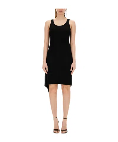 Helmut Lang Midi Dress In Black