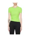 Helmut Lang Reversible Short Sleeve Tee In Green