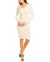 Helmut Lang Ruched Mini Dress In Beige