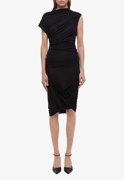 HELMUT LANG WIND RUCHED DRESS