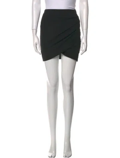 Pre-owned Helmut Lang Ruffle Embellishment Mini Skirt In Black