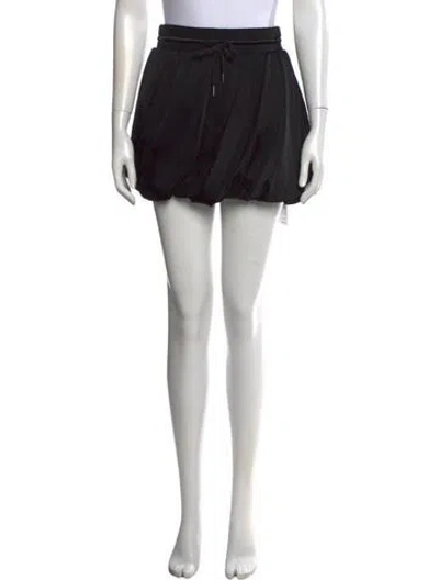 Pre-owned Helmut Lang Ruffle Embellishment Mini Skirt W/ Tags In Black