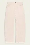 Helmut Lang Saddle Jeans In Ecru