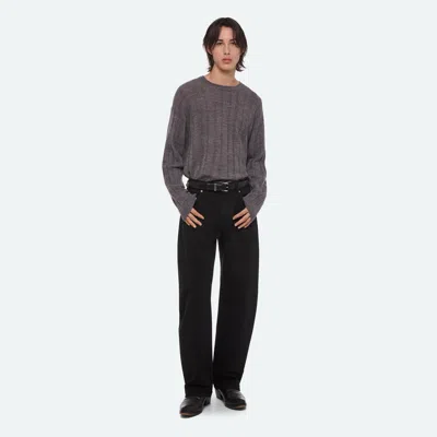 Helmut Lang Saddle Jeans In Rinsed Black