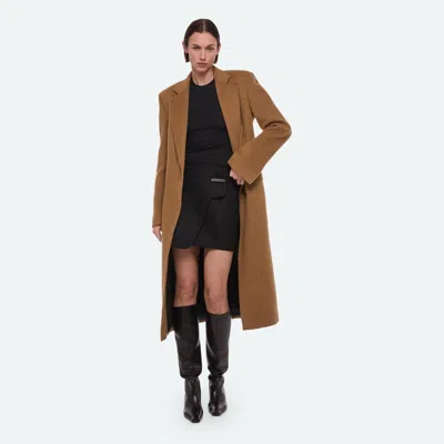 Helmut Lang Saddle Mini Skirt In Black