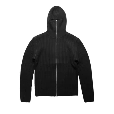 Pre-owned Helmut Lang Safety Balaclava Hoodie 'black' | Men's Size Xxl