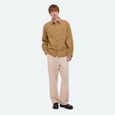 Helmut Lang Sailor Overshirt In Brown