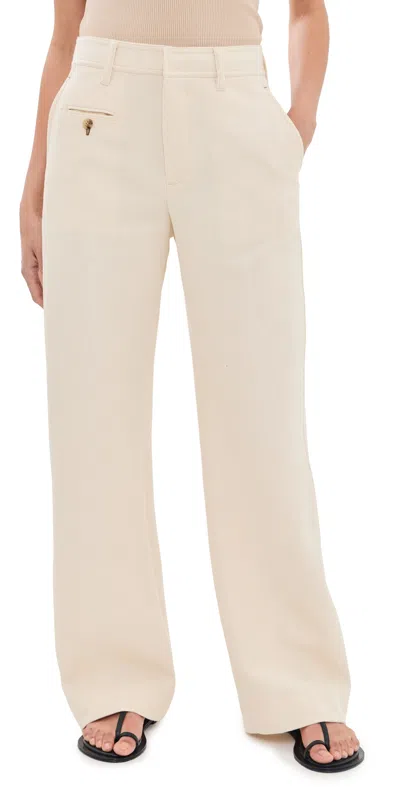 Helmut Lang Sailor Trousers Muslin In Neutral