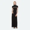 Helmut Lang Convertible Maxi Dress In Black